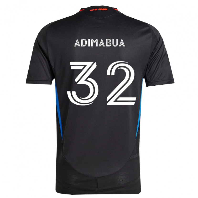 Danxen Homem Camisola Nonso Adimabua #32 Azul Branco Preto Principal 2026/27 Camisa