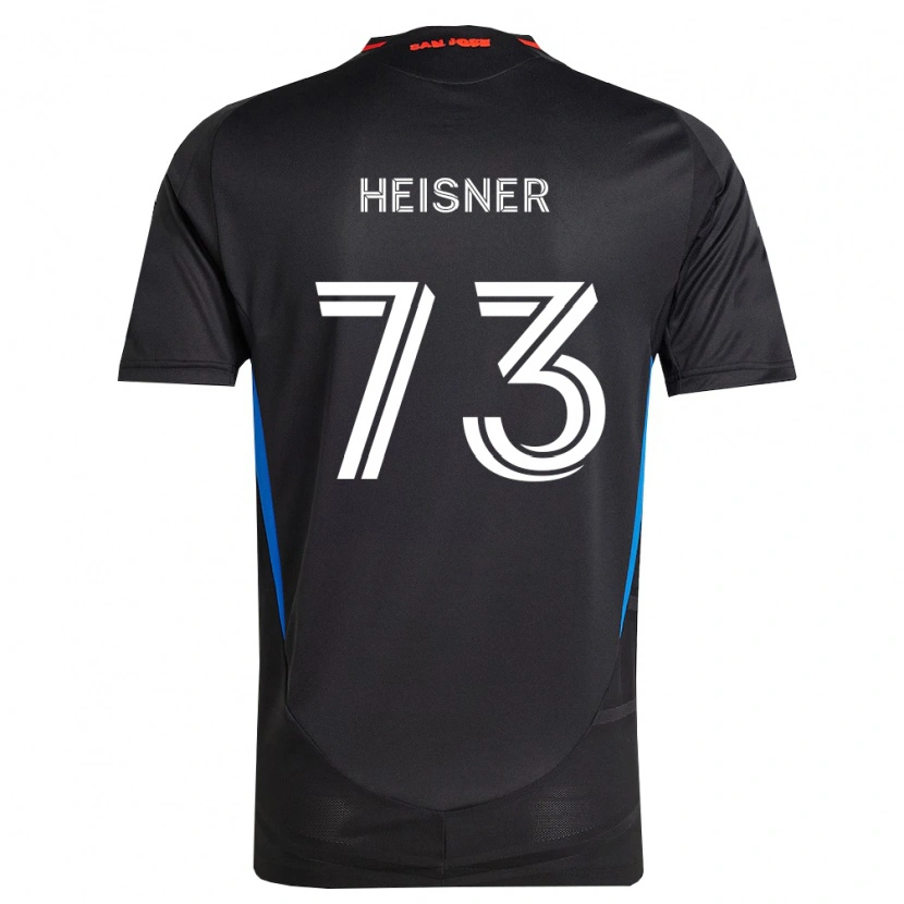 Danxen Homem Camisola Jacob Heisner #73 Azul Branco Preto Principal 2026/27 Camisa