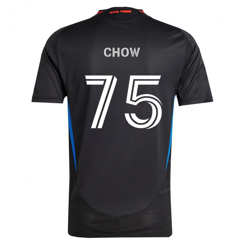 Danxen Homem Camisola Alex Chow #75 Azul Branco Preto Principal 2026/27 Camisa