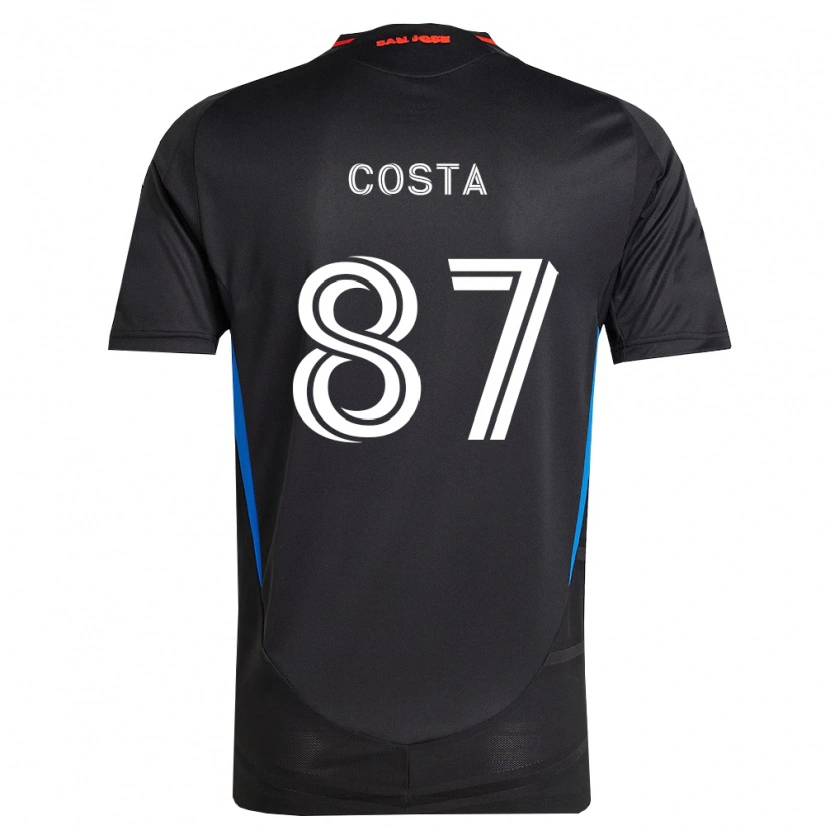 Danxen Homem Camisola Vítor Costa #87 Azul Branco Preto Principal 2026/27 Camisa