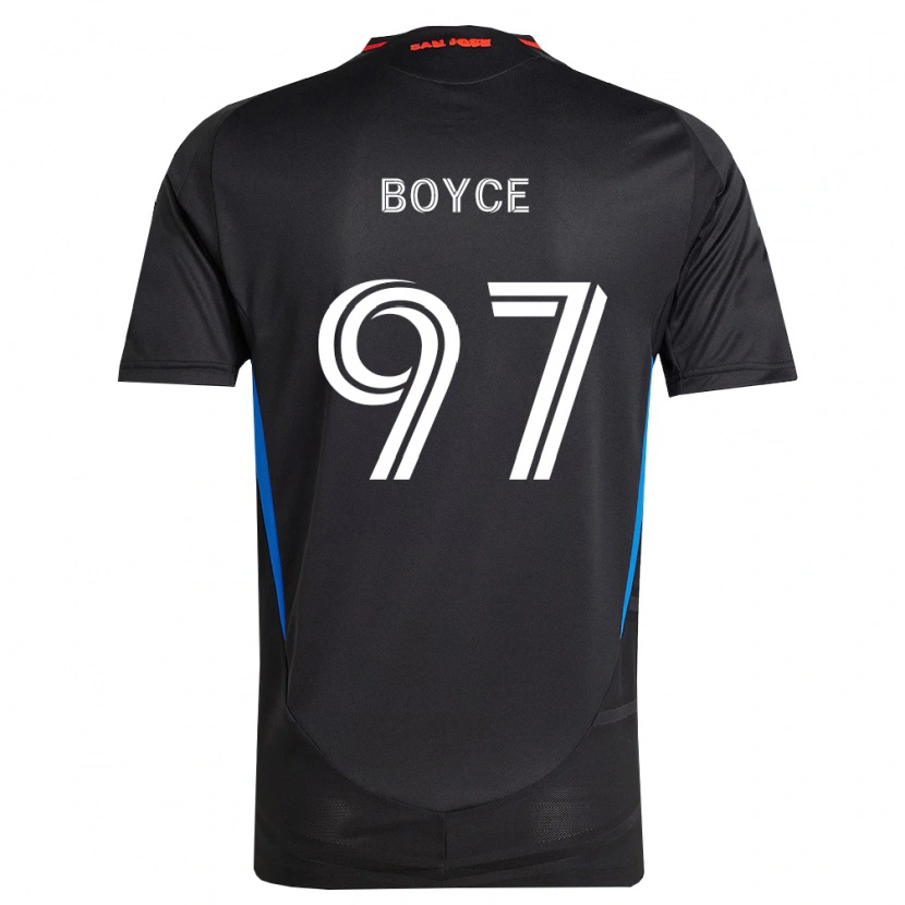 Danxen Homem Camisola Warren Boyce #97 Azul Branco Preto Principal 2026/27 Camisa