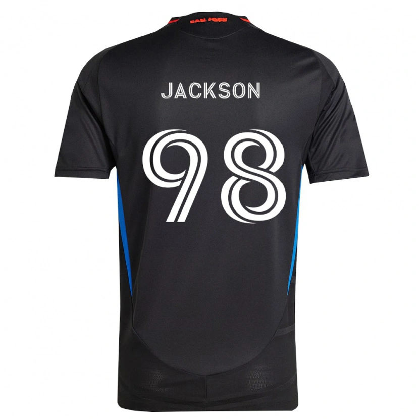 Danxen Homem Camisola Jacob Jackson #98 Azul Branco Preto Principal 2026/27 Camisa