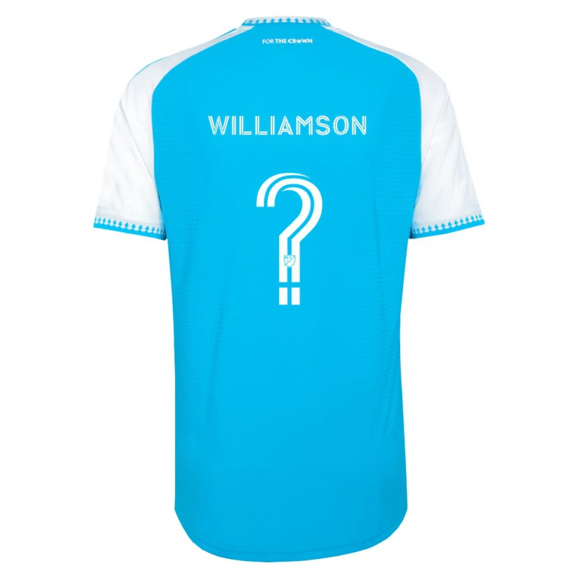 Danxen Homem Camisola Eryk Williamson #0 Azul Celeste Branco Preto Principal 2026/27 Camisa