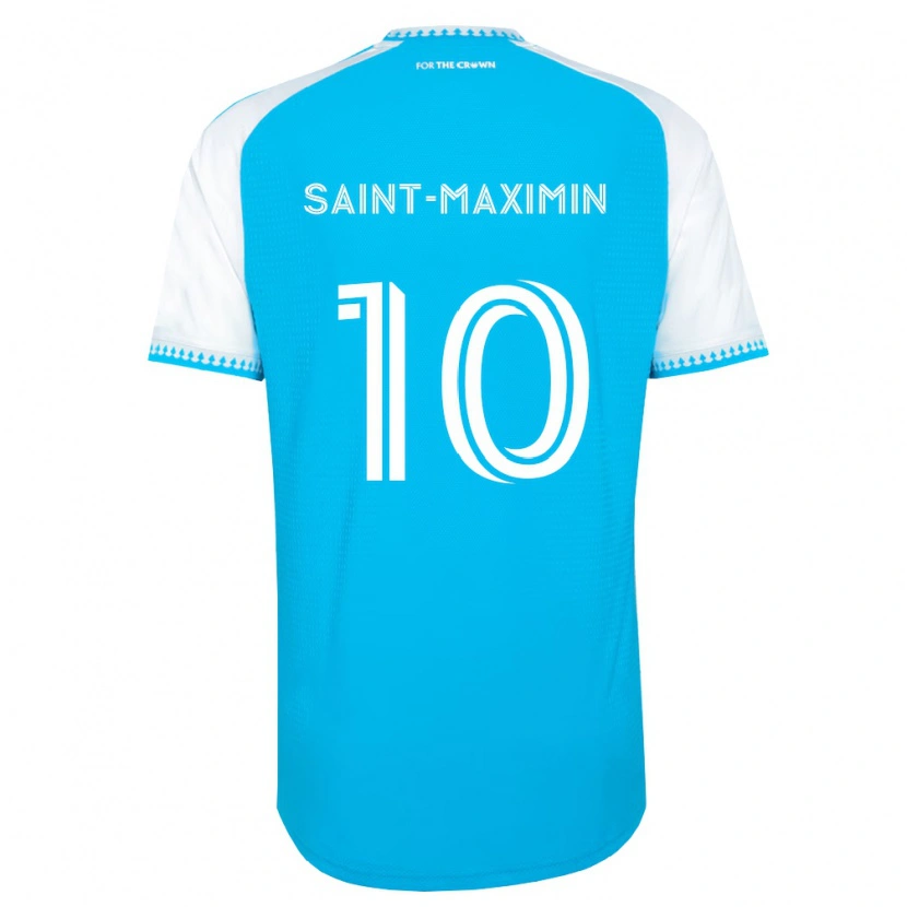 Danxen Homem Camisola Allan Saint-Maximin #10 Azul Celeste Branco Preto Principal 2026/27 Camisa