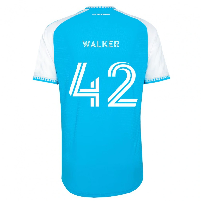 Danxen Homem Camisola Isaac Walker #42 Azul Celeste Branco Preto Principal 2026/27 Camisa
