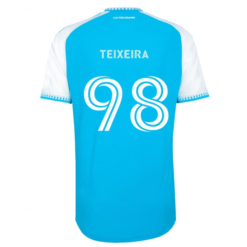 Danxen Homem Camisola Nickolas Teixeira #98 Azul Celeste Branco Preto Principal 2026/27 Camisa