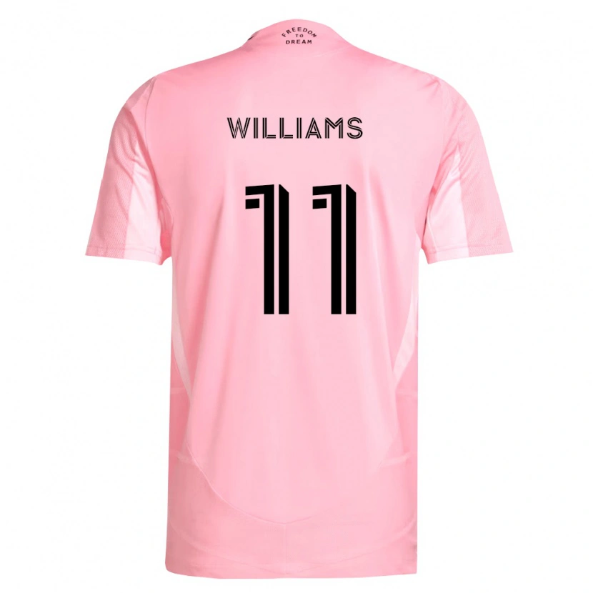 Danxen Homem Camisola Chaz Williams #11 Rosa Preto Principal 2026/27 Camisa