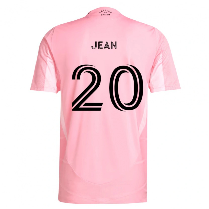 Danxen Homem Camisola Corentin Jean #20 Rosa Preto Principal 2026/27 Camisa