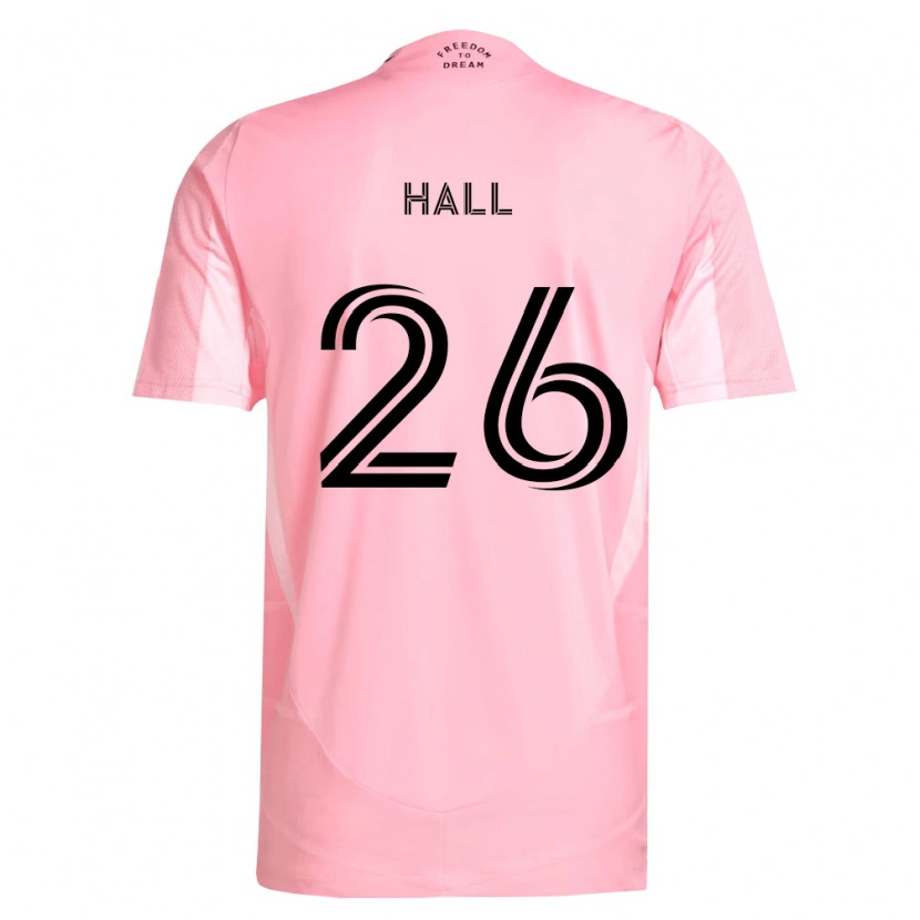 Danxen Homem Camisola Tyler Hall #26 Rosa Preto Principal 2026/27 Camisa