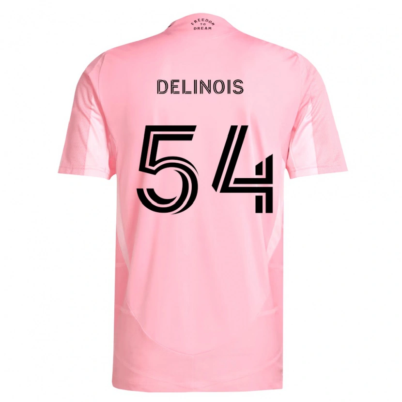 Danxen Homem Camisola Lovend's Delinois #54 Rosa Preto Principal 2026/27 Camisa