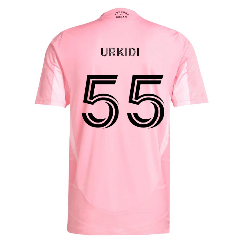 Danxen Homem Camisola Ian Urkidi #55 Rosa Preto Principal 2026/27 Camisa