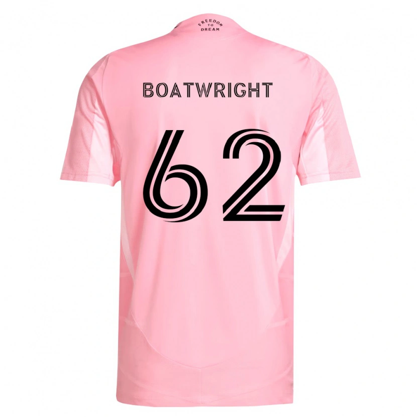 Danxen Homem Camisola Israel Boatwright #62 Rosa Preto Principal 2026/27 Camisa