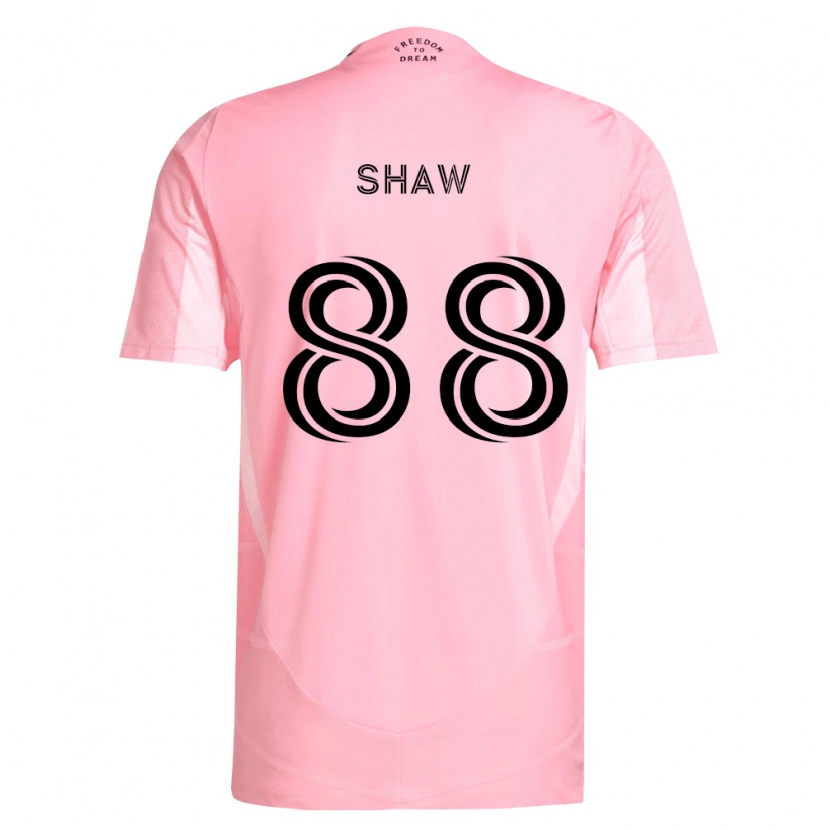 Danxen Homem Camisola Alexander Shaw #88 Rosa Preto Principal 2026/27 Camisa