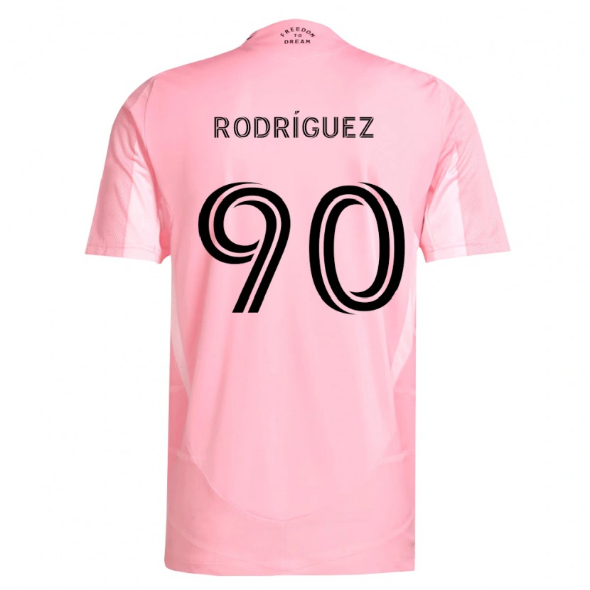 Danxen Homem Camisola Mark Rodríguez #90 Rosa Preto Principal 2026/27 Camisa