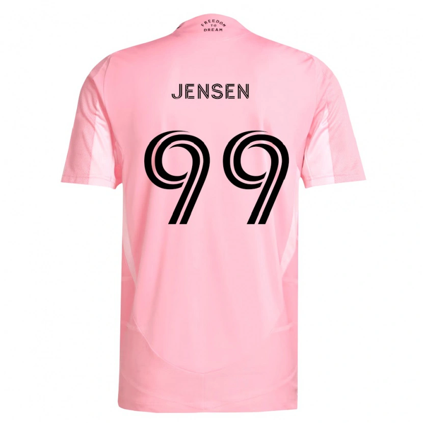 Danxen Homem Camisola Cole Jensen #99 Rosa Preto Principal 2026/27 Camisa