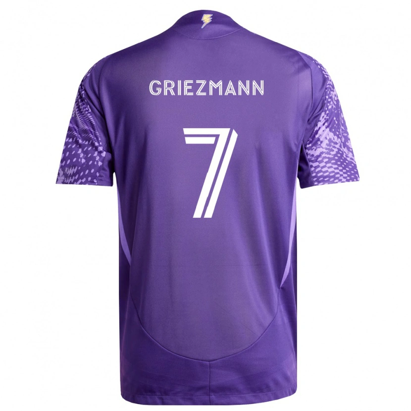 Danxen Homem Camisola Antoine Griezmann #7 Roxo Branco Principal 2026/27 Camisa