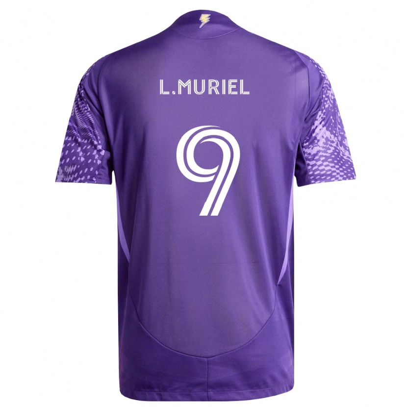 Danxen Homem Camisola Luis Muriel #9 Roxo Branco Principal 2026/27 Camisa