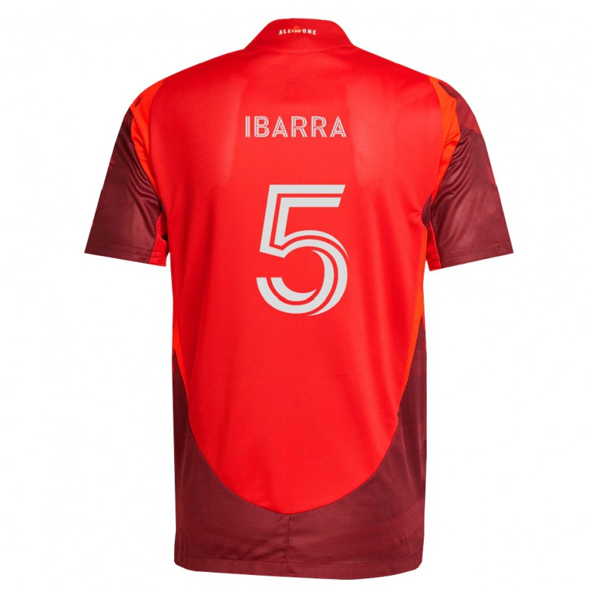 Danxen Homem Camisola Franco Ibarra #5 Borgonha Vermelho Principal 2026/27 Camisa
