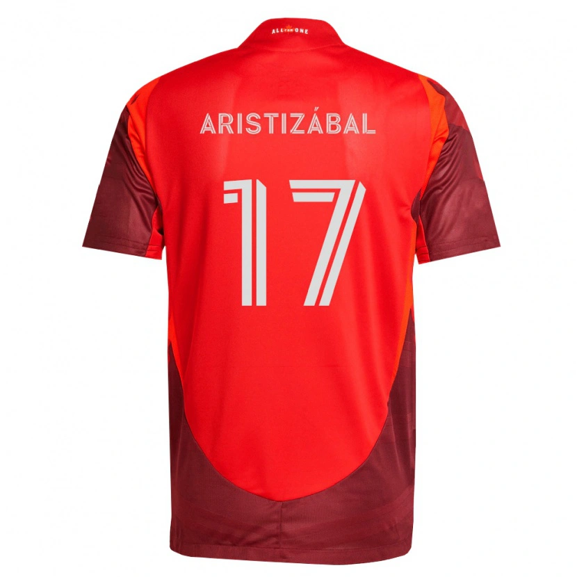 Danxen Homem Camisola Emilio Aristizábal #17 Borgonha Vermelho Principal 2026/27 Camisa