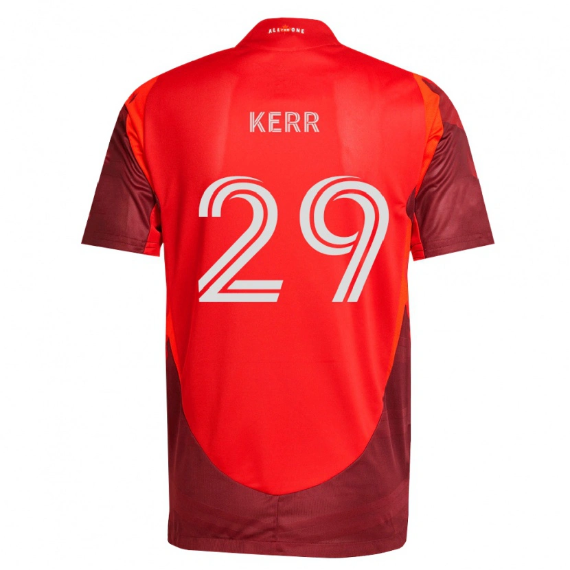 Danxen Homem Camisola Deandre Kerr #29 Borgonha Vermelho Principal 2026/27 Camisa
