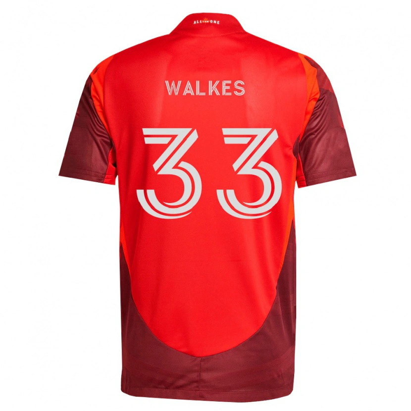 Danxen Homem Camisola Reshaun Walkes #33 Borgonha Vermelho Principal 2026/27 Camisa