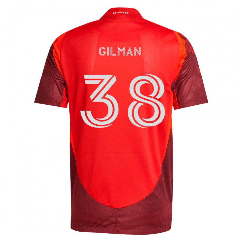 Danxen Homem Camisola Jackson Gilman #38 Borgonha Vermelho Principal 2026/27 Camisa