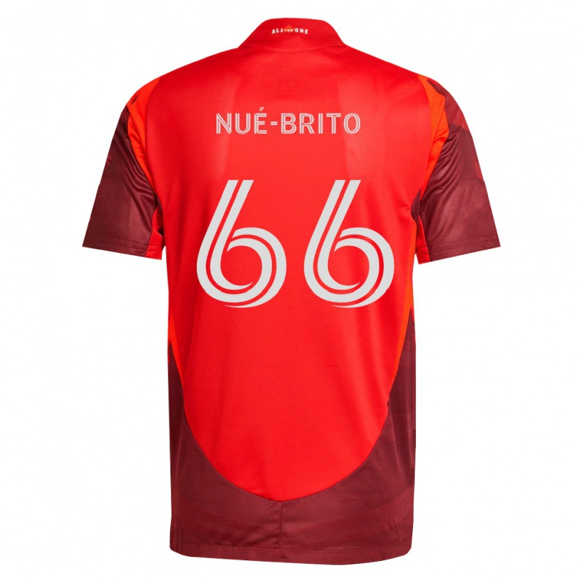 Danxen Homem Camisola Diego Nué-Brito #66 Borgonha Vermelho Principal 2026/27 Camisa