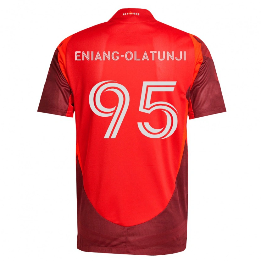 Danxen Homem Camisola Daniel Eniang-Olatunji #95 Borgonha Vermelho Principal 2026/27 Camisa