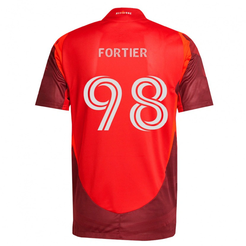 Danxen Homem Camisola Kristjan Fortier #98 Borgonha Vermelho Principal 2026/27 Camisa