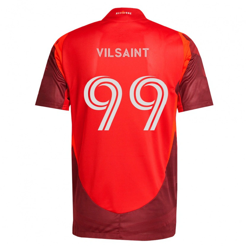 Danxen Homem Camisola Jules-Anthony Vilsaint #99 Borgonha Vermelho Principal 2026/27 Camisa