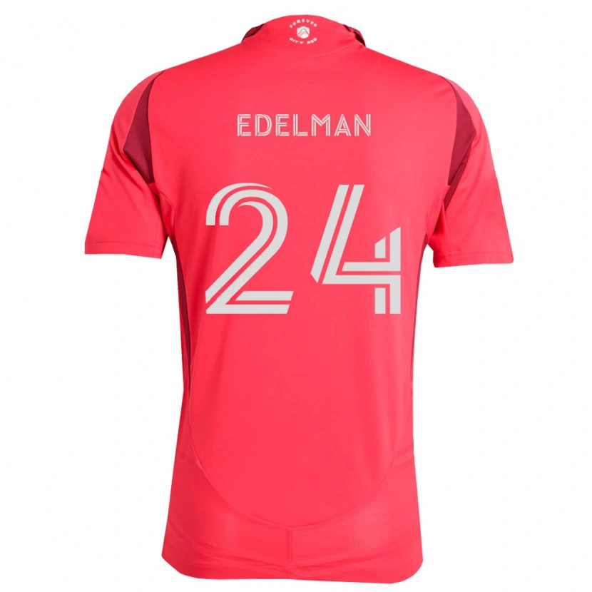 Danxen Homem Camisola Daniel Edelman #24 Magenta Branco Principal 2026/27 Camisa