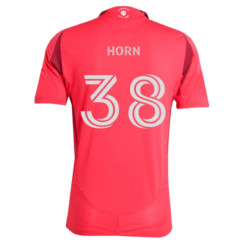 Danxen Homem Camisola Jannes Horn #38 Magenta Branco Principal 2026/27 Camisa