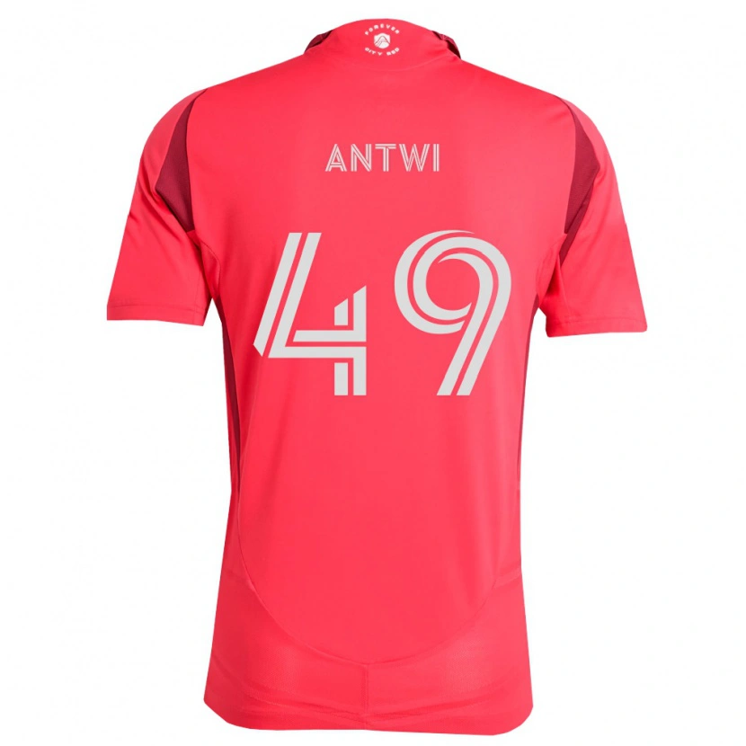 Danxen Homem Camisola Seth Antwi #49 Magenta Branco Principal 2026/27 Camisa