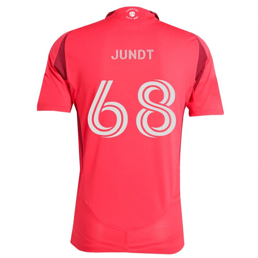 Danxen Homem Camisola Alexander Jundt #68 Magenta Branco Principal 2026/27 Camisa