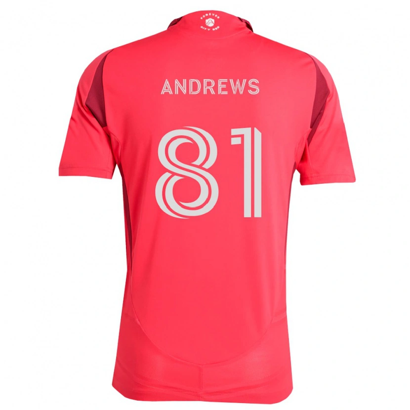 Danxen Homem Camisola Joe Andrews #81 Magenta Branco Principal 2026/27 Camisa