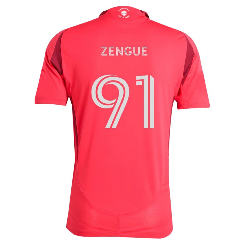 Danxen Homem Camisola Zach Zengue #91 Magenta Branco Principal 2026/27 Camisa