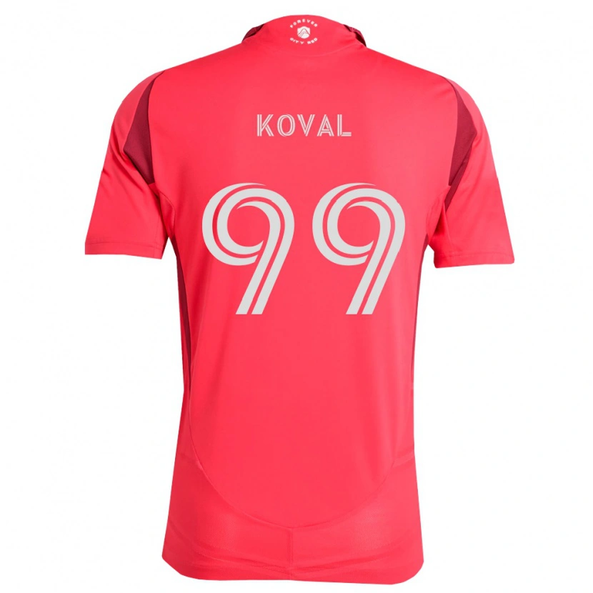 Danxen Homem Camisola Stanislav Koval #99 Magenta Branco Principal 2026/27 Camisa