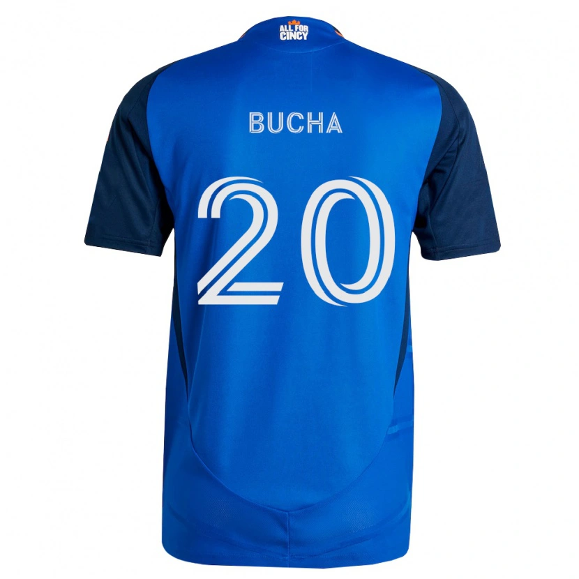 Danxen Homem Camisola Pavel Bucha #20 Azul Real Laranja Principal 2026/27 Camisa
