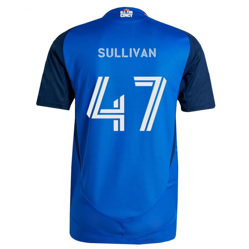 Danxen Homem Camisola Michael Sullivan #47 Azul Real Laranja Principal 2026/27 Camisa