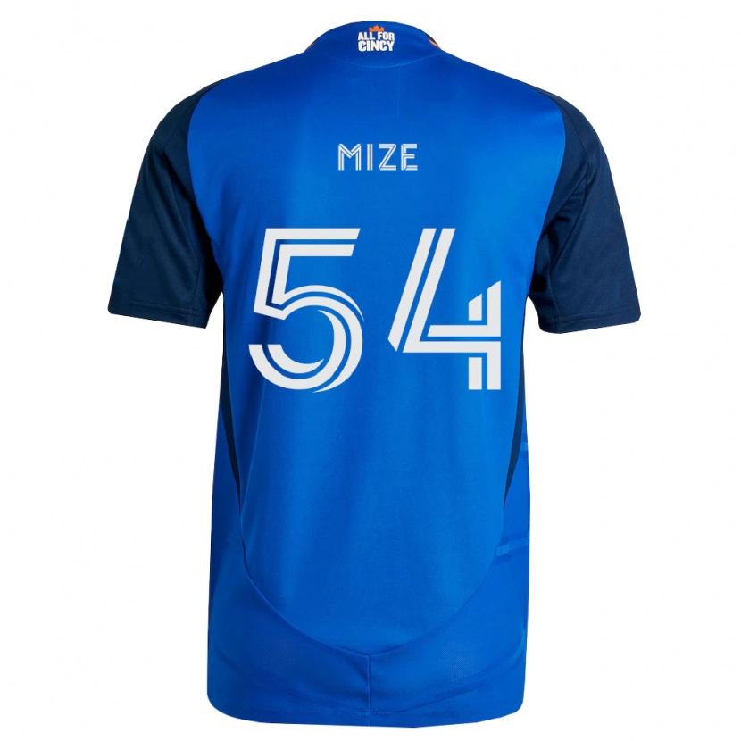 Danxen Homem Camisola Jack Mize #54 Azul Real Laranja Principal 2026/27 Camisa