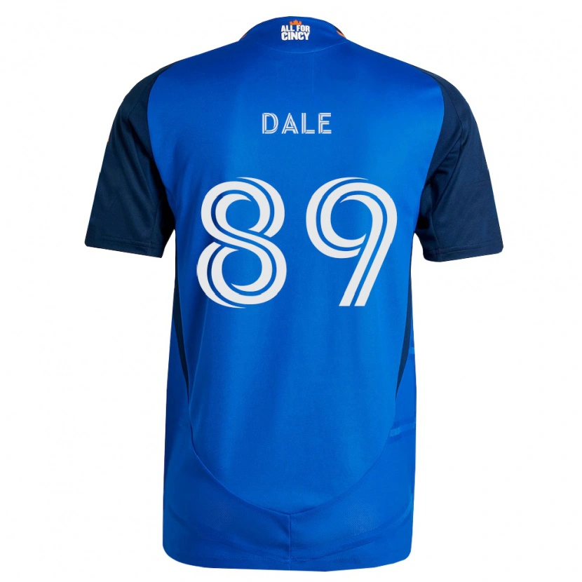 Danxen Homem Camisola Connor Dale #89 Azul Real Laranja Principal 2026/27 Camisa