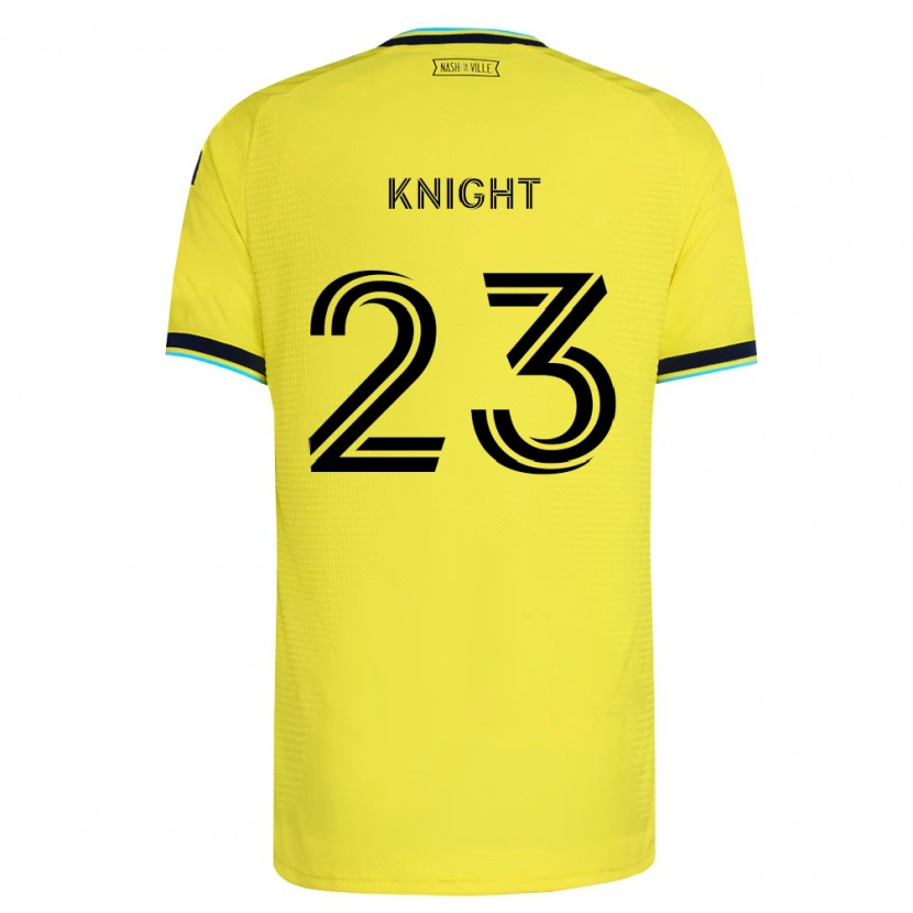 Danxen Homem Camisola Jordan Knight #23 Amarelo Brilhante Azul Marinho Principal 2026/27 Camisa