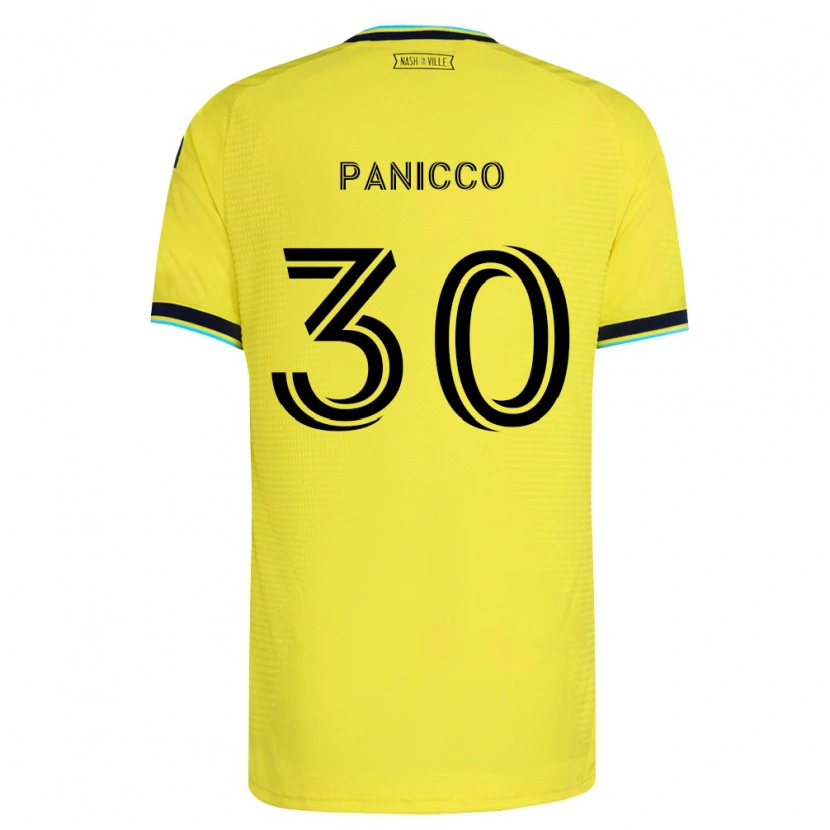 Danxen Homem Camisola Elliot Panicco #30 Amarelo Brilhante Azul Marinho Principal 2026/27 Camisa