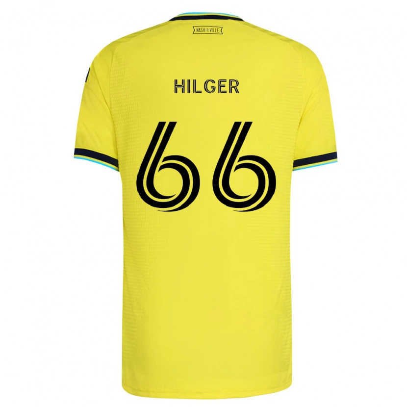 Danxen Homem Camisola Brooks Hilger #66 Amarelo Brilhante Azul Marinho Principal 2026/27 Camisa