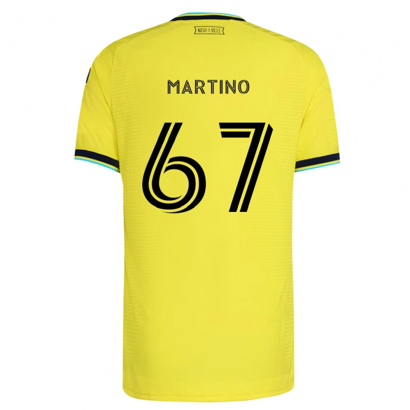 Danxen Homem Camisola Ben Martino #67 Amarelo Brilhante Azul Marinho Principal 2026/27 Camisa