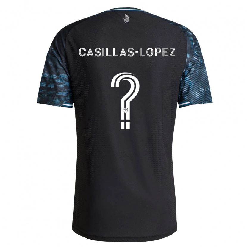 Danxen Homem Camisola Carlos Casillas-Lopez #0 Preto Branco Principal 2026/27 Camisa