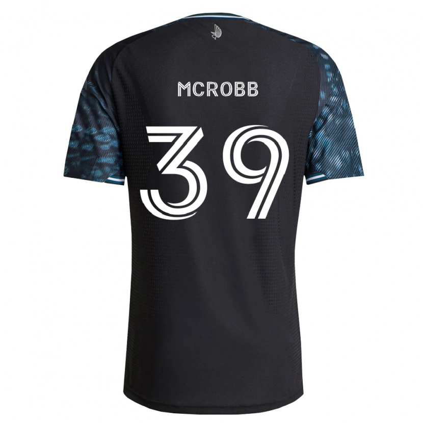 Danxen Homem Camisola Finn Mcrobb #39 Preto Branco Principal 2026/27 Camisa