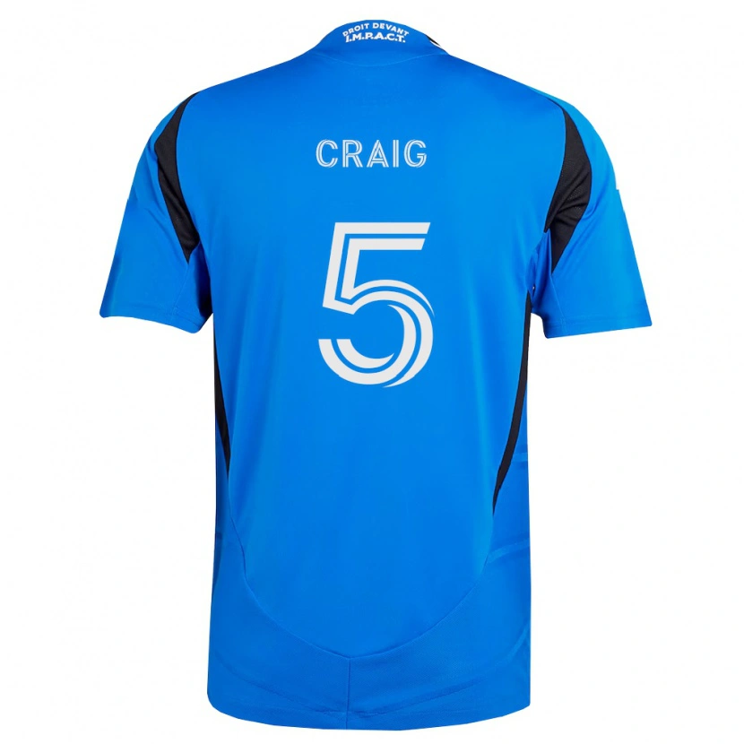 Danxen Homem Camisola Brandan Craig #5 Azul Branco Preto Principal 2026/27 Camisa