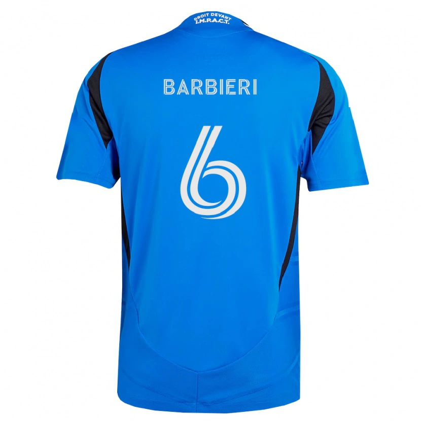 Danxen Homem Camisola Juliano Barbieri #6 Azul Branco Preto Principal 2026/27 Camisa