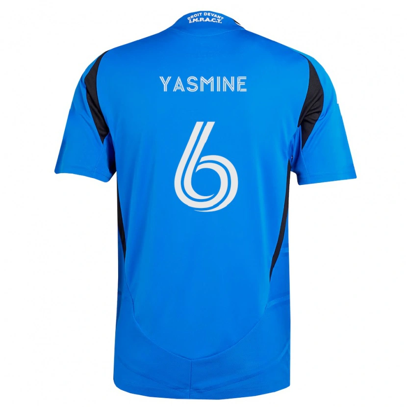 Danxen Homem Camisola Décombe Yasmine #6 Azul Branco Preto Principal 2026/27 Camisa
